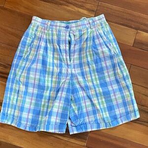 Vintage 90s plaid shorts
